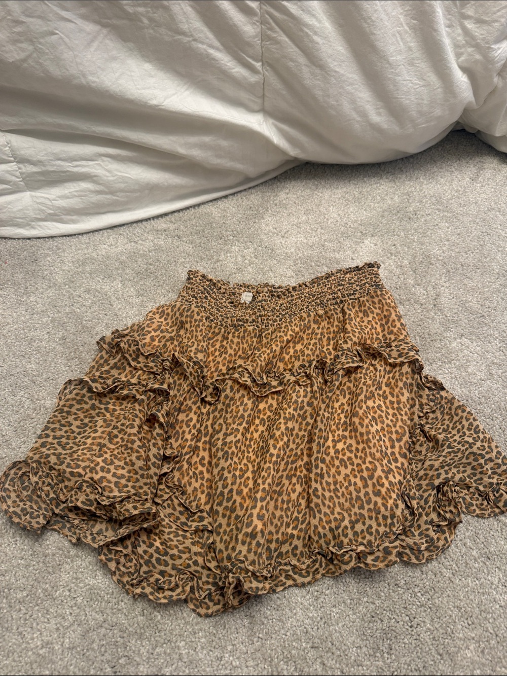 cheetah skirt
